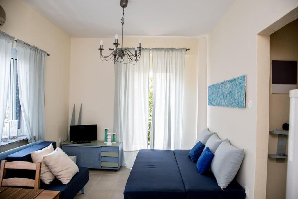 Blue Theros Apartments Paralia Dionysiou Esterno foto