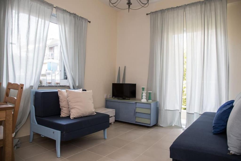 Blue Theros Apartments Paralia Dionysiou Esterno foto