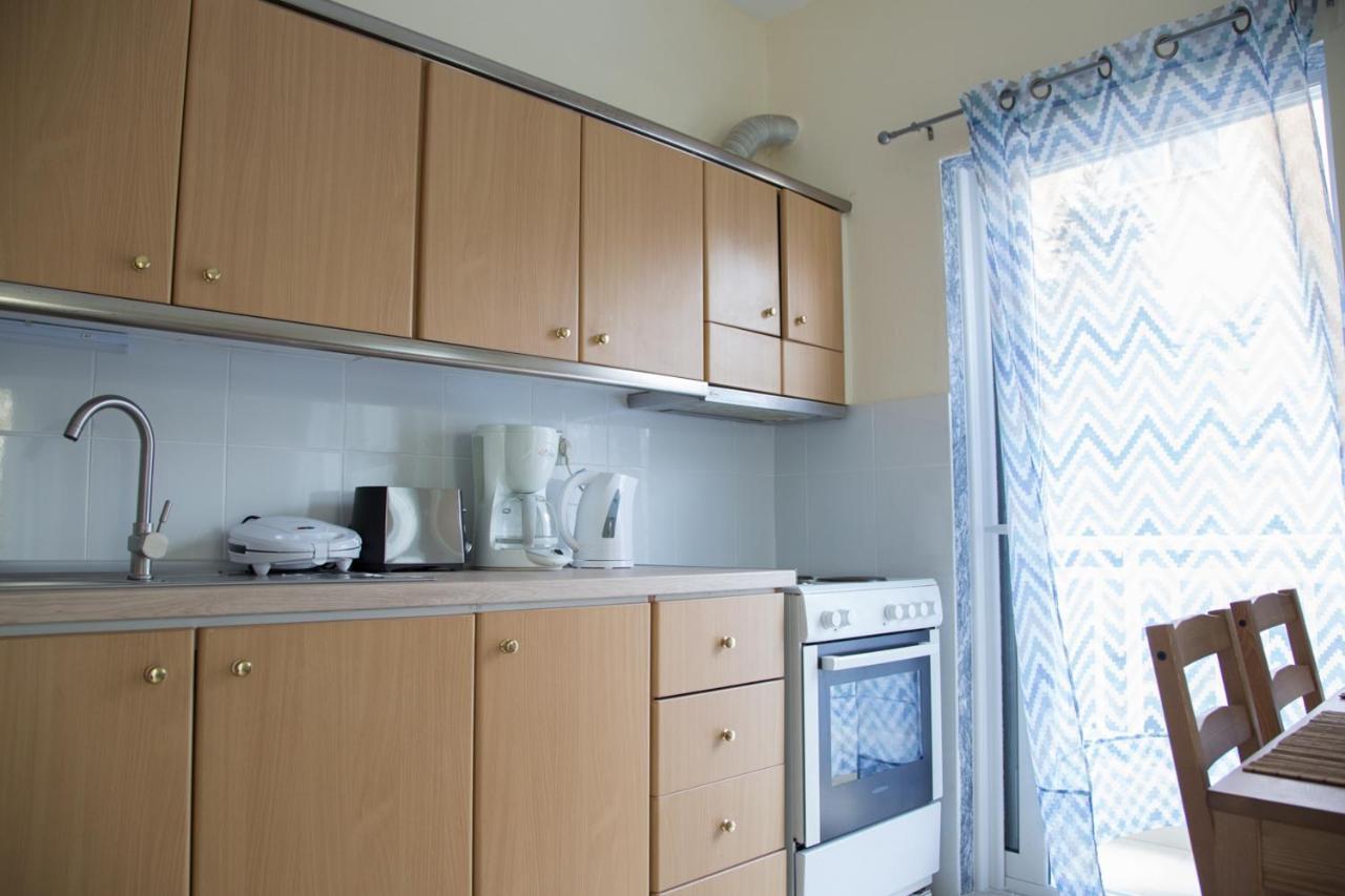 Blue Theros Apartments Paralia Dionysiou Esterno foto